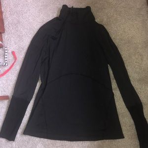 Lululemon black quarter zip size 8